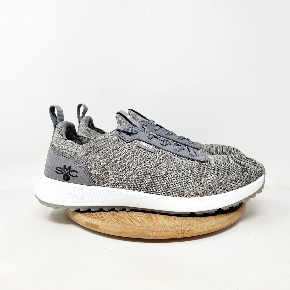True Linkswear All Day Knit 3 Golf Shoe Mens 10.5 Grey Spikeless Lace Up Sneaker